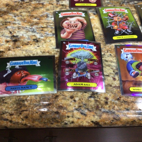 Set of  21 Garbage Pail Kids trading  cards that are complete to make puzzle. - Picture 8 of 9